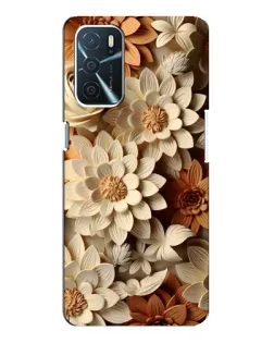 Чохол для OPPO A16 з картинкою «Бежевий флористичний декор» Чохол для OPPO A16 з картинкою «Бежевий флористичний декор»