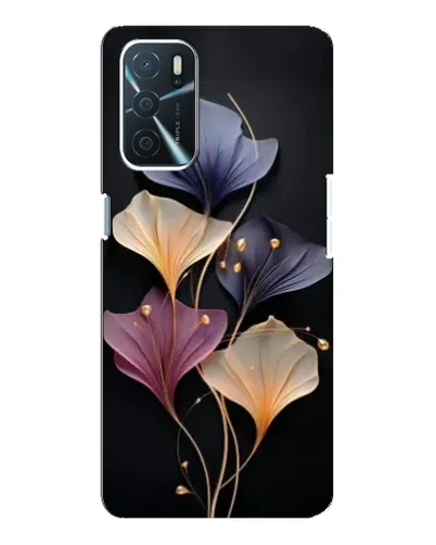 Чохол для OPPO A16 з картинкою «Лілові квіти грації»