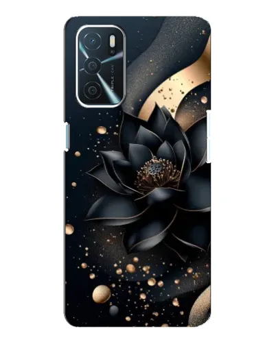 Чохол для OPPO A16 з картинкою «Чорний лотос»