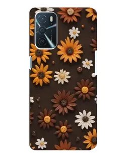 Чохол для OPPO A16 з картинкою «Візерунок з маленьких соняшників» Чохол для OPPO A16 з картинкою «Візерунок з маленьких соняшників»