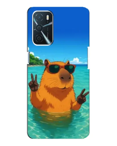 Чохол для OPPO A16 з картинкою «Морська капібара»