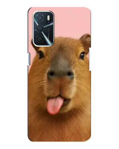 Чохол для OPPO A16 з картинкою «Капібара з язиком»