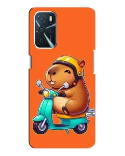 Чохол для OPPO A16 з картинкою «Капібара на скутері» Чохол для OPPO A16 з картинкою «Капібара на скутері»