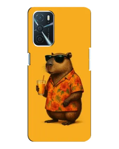 Чохол для OPPO A16 з картинкою «Капібара на відпочинку»