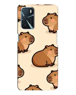 Чохол для OPPO A16 з картинкою «Паттерн милих капібар» Чохол для OPPO A16 з картинкою «Паттерн милих капібар»