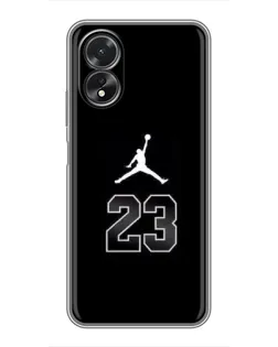 Чехол для OPPO A17 с картинкой «Jordan Flight 23» Чехол для OPPO A17 с картинкой «Jordan Flight 23»