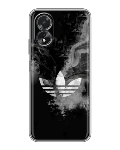 Чехол для OPPO A17 с картинкой «Абстрактный дым Adidas» Чехол для OPPO A17 с картинкой «Абстрактный дым Adidas»