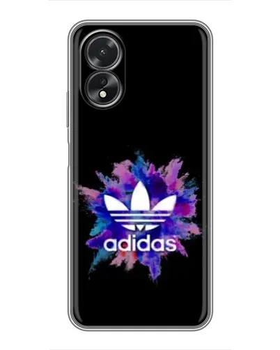 Чехол для OPPO A17 с картинкой «Взрыв красок Adidas» Чехол для OPPO A17 с картинкой «Взрыв красок Adidas»