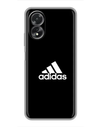 Чехол для OPPO A17 с картинкой «Черная классика Adidas» Чехол для OPPO A17 с картинкой «Черная классика Adidas»