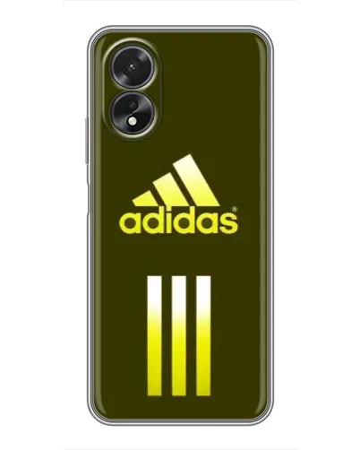 Чехол для OPPO A17 с картинкой «Оливковый градиент Adidas» Чехол для OPPO A17 с картинкой «Оливковый градиент Adidas»