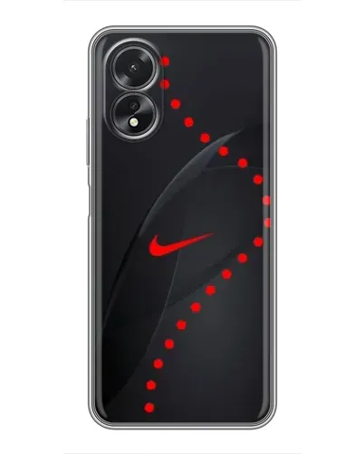 Чохол для OPPO A17 з картинкою «Абстрактний дизайн Nike»