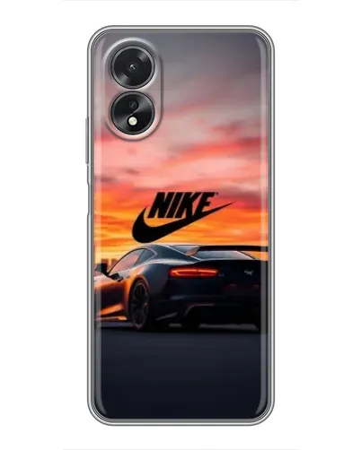Чохол для OPPO A17 з картинкою «Nike та суперкар»