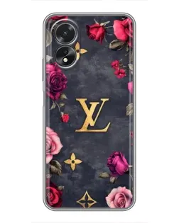 Чехол для OPPO A17 с картинкой «Цветочный Louis Vuitton» Чехол для OPPO A17 с картинкой «Цветочный Louis Vuitton»