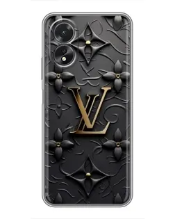 Чехол для OPPO A17 с картинкой «Кожаная текстура LV» Чехол для OPPO A17 с картинкой «Кожаная текстура LV»