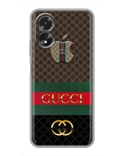 Чохол для OPPO A17 з картинкою «Gucci — брендований десерт»