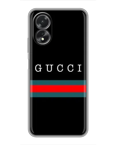 Чохол для OPPO A17 з картинкою «Gucci — червоний пояс»