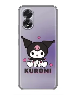 Чохол для OPPO A17 з картинкою «Kuromi — фіолетовий арт» Чохол для OPPO A17 з картинкою «Kuromi — фіолетовий арт»