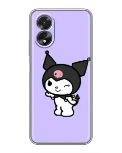 Чохол для OPPO A17 з картинкою «Класична Kuromi» Чохол для OPPO A17 з картинкою «Класична Kuromi»