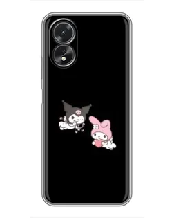 Чохол для OPPO A17 з картинкою «My Melody та Kuromi» Чохол для OPPO A17 з картинкою «My Melody та Kuromi»