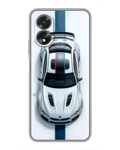 Чехол для OPPO A17 с картинкой «Вид сверху — BMW M»