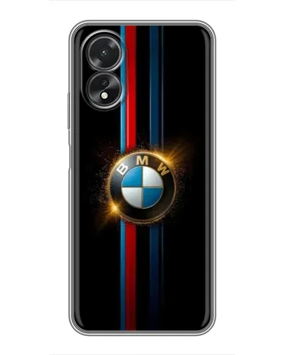 Чехол для OPPO A17 с картинкой «BMW M-Power неон»