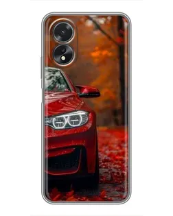 Чехол для OPPO A17 с картинкой «Осенняя BMW M4»