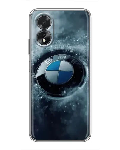 Чехол для OPPO A17 с картинкой «Логотип BMW — лед» Чехол для OPPO A17 с картинкой «Логотип BMW — лед»
