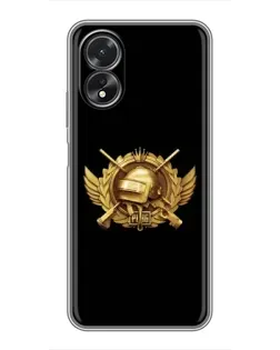 Чохол для OPPO A17 з картинкою «PUBG — помаранчевий градієнт» Чохол для OPPO A17 з картинкою «PUBG — помаранчевий градієнт»