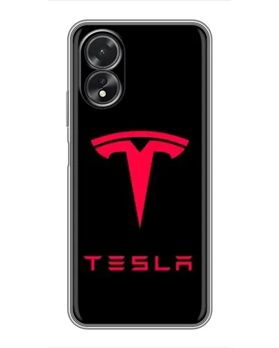Чохол для OPPO A17 з картинкою «Tesla Red Logo» Чохол для OPPO A17 з картинкою «Tesla Red Logo»