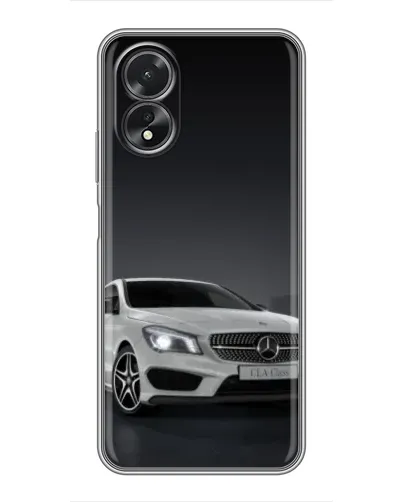 Чехол для OPPO A17 с картинкой «Mercedes AMG GT Silver»
