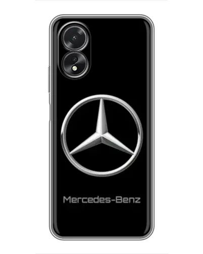 Чехол для OPPO A17 с картинкой «Mercedes Silver Logo»