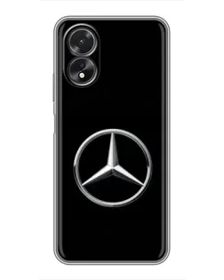 Чехол для OPPO A17 с картинкой «Mercedes классический лого»