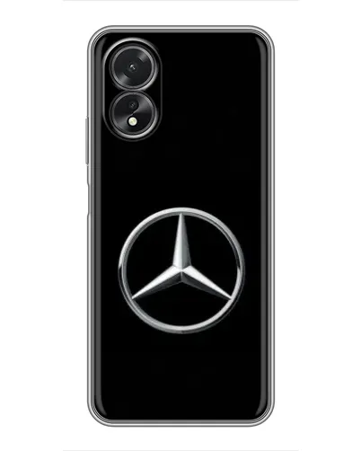 Чехол для OPPO A17 с картинкой «Mercedes классический лого»