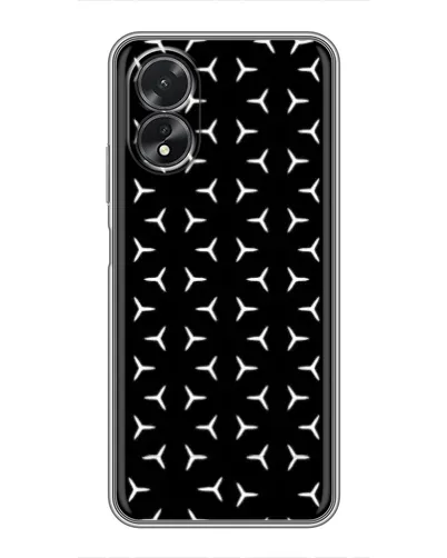 Чехол для OPPO A17 с картинкой «Mercedes паттерн звезд» Чехол для OPPO A17 с картинкой «Mercedes паттерн звезд»