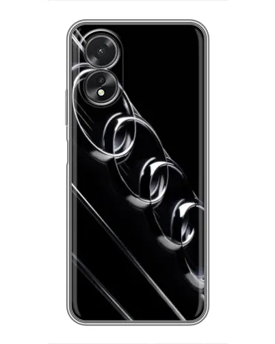 Чохол для OPPO A17 з картинкою «Audi — абстрактні кільця»