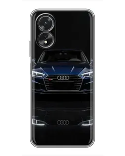 Чохол для OPPO A17 з картинкою «Audi — нічне відображення» Чохол для OPPO A17 з картинкою «Audi — нічне відображення»
