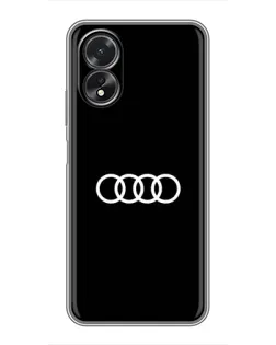 Чохол для OPPO A17 з картинкою «Audi White Logo» Чохол для OPPO A17 з картинкою «Audi White Logo»