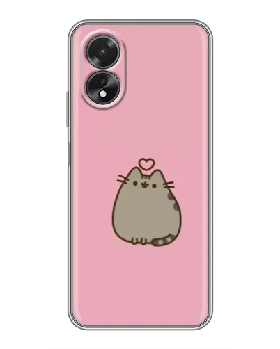 Чохол для OPPO A17 з картинкою «Pusheen серце» Чохол для OPPO A17 з картинкою «Pusheen серце»