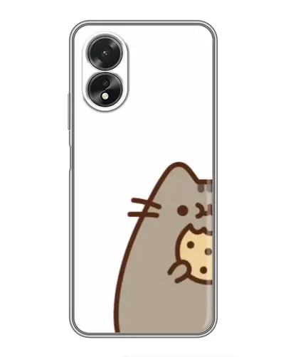 Чохол для OPPO A17 з картинкою «Пушин з печивом» Чохол для OPPO A17 з картинкою «Пушин з печивом»