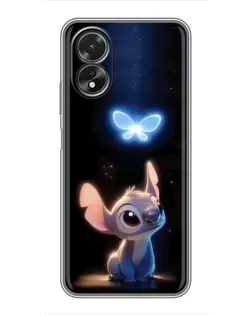 Чехол для OPPO A17 с картинкой «Сияющий Стич» Чехол для OPPO A17 с картинкой «Сияющий Стич»