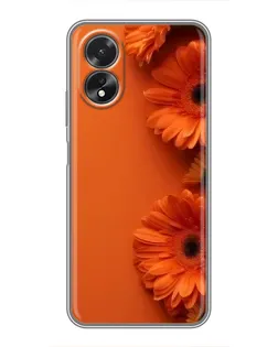 Чехол для OPPO A17 с картинкой «Оранжевые герберы» Чехол для OPPO A17 с картинкой «Оранжевые герберы»
