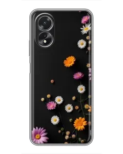 Чехол для OPPO A17 с картинкой «Цветочная композиция» Чехол для OPPO A17 с картинкой «Цветочная композиция»