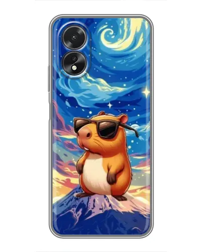 Чехол для OPPO A17 с картинкой «Капибара Ван Гога»