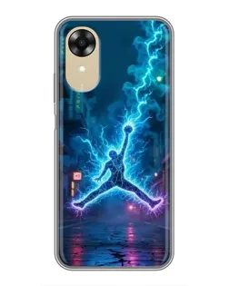 Чохол для OPPO A17k з картинкою «Jordan Gold Jumpman»