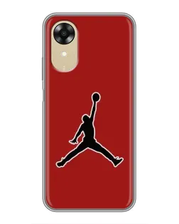 Чохол для OPPO A17k з картинкою «Jordan Red Back»