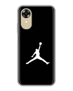 Чохол для OPPO A17k з картинкою «Jordan Silhouette»