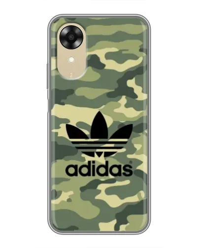 Чехол для OPPO A17k с картинкой «Милитари стиль Adidas»