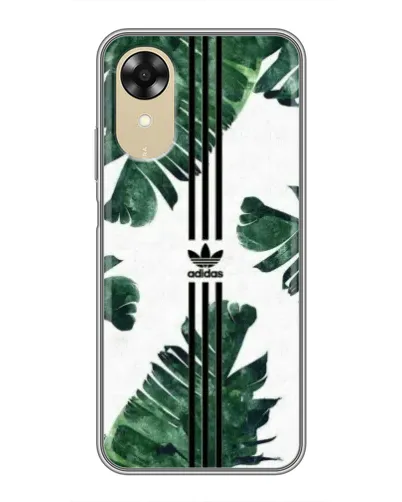 Чехол для OPPO A17k с картинкой «Пальмовые листья адидас»