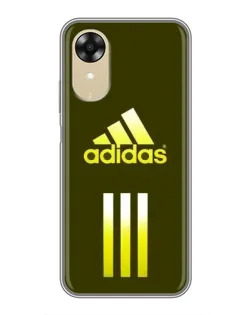 Чехол для OPPO A17k с картинкой «Оливковый градиент Adidas»