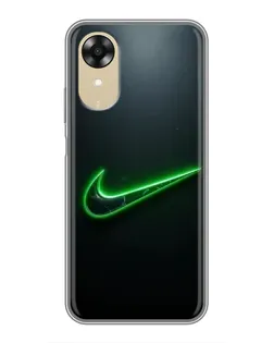 Чохол для OPPO A17k з картинкою «Неоновий контур Nike» Чохол для OPPO A17k з картинкою «Неоновий контур Nike»